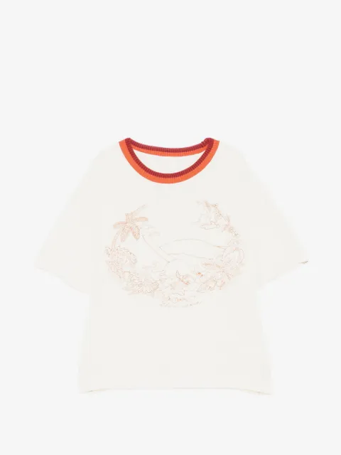 ZIMMERMANN Kids T-Shirt mit grafischem Print