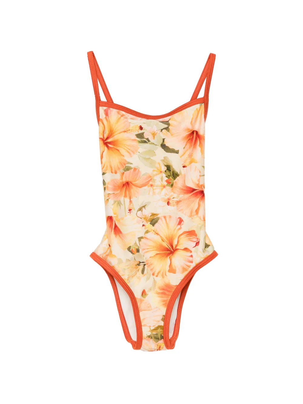 ZIMMERMANN Kids Mahon printed swimsuit - Giallo