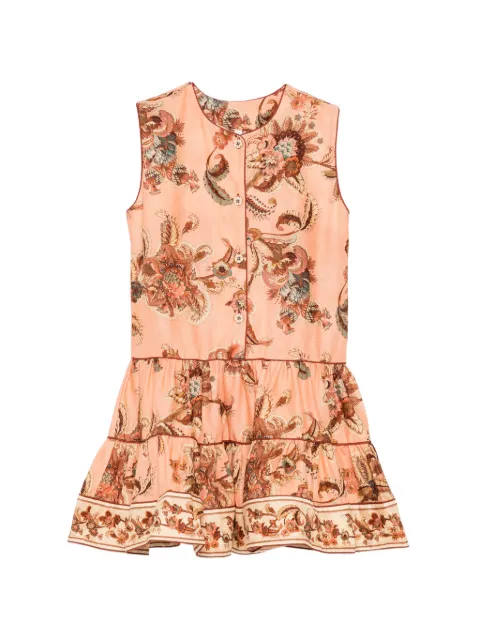 ZIMMERMANN Kids Aster Kids Contrast Hem Dress
