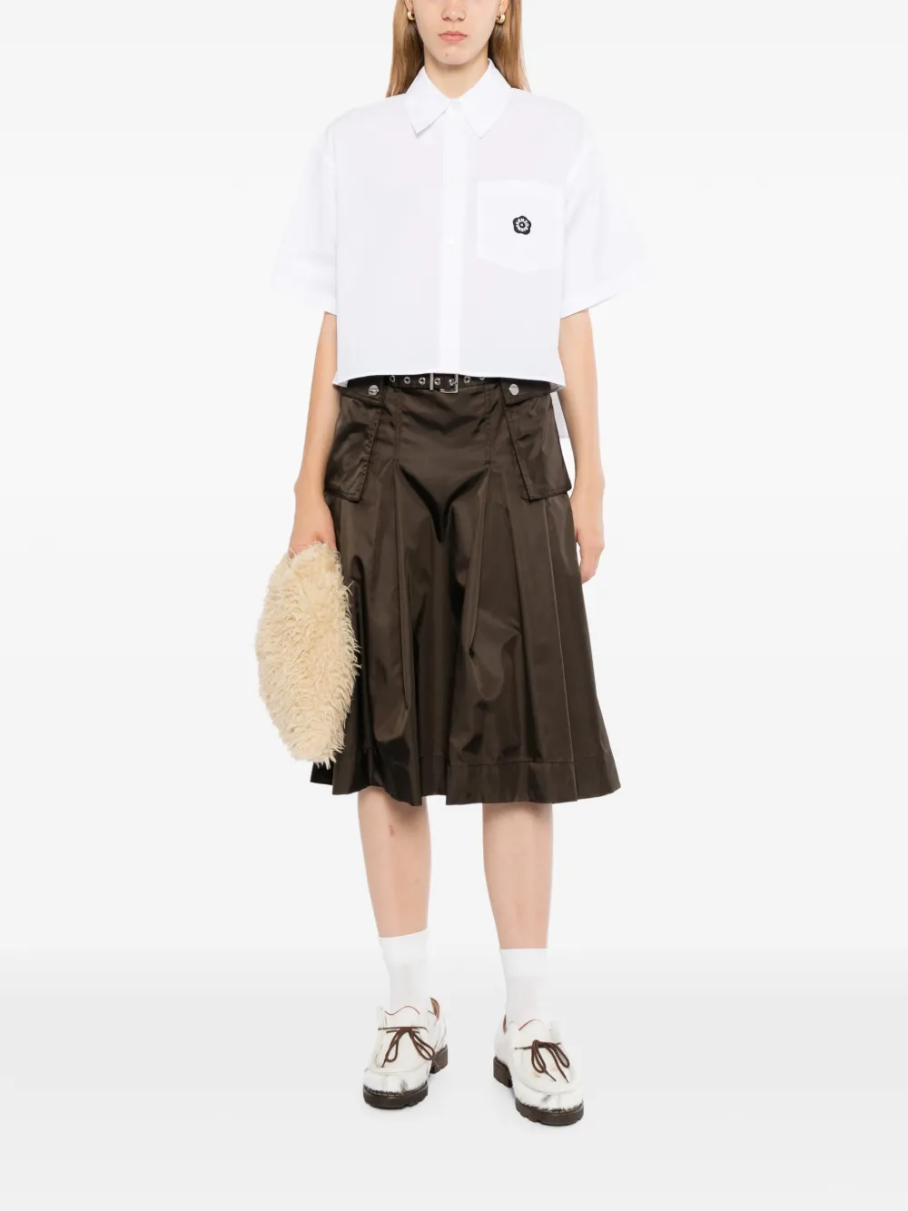 Kenzo Boke Flower 2.0 overhemd met korte mouwen Wit