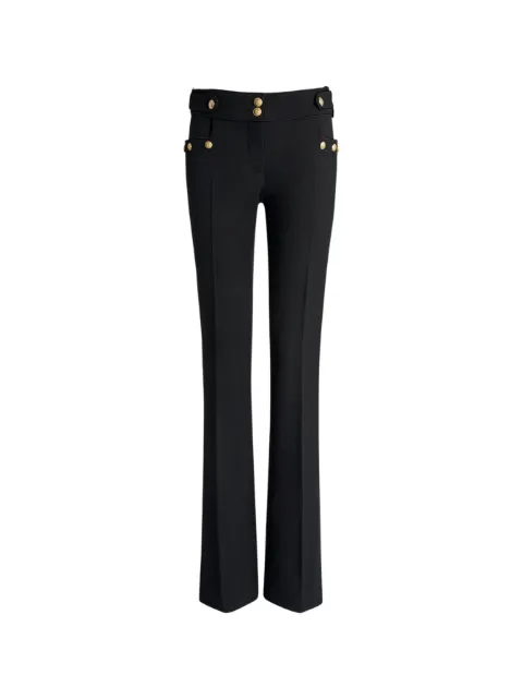 Balmain pantalon en gabardine à plis