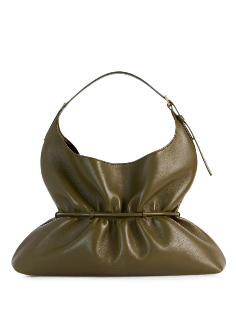 Balmain Medium Sphynx tas van glad leer Groen