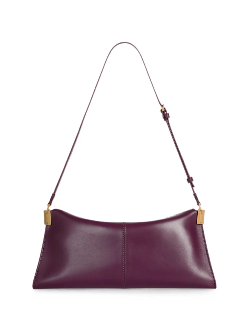 Balmain 64-83 medium tas van glad leer Paars