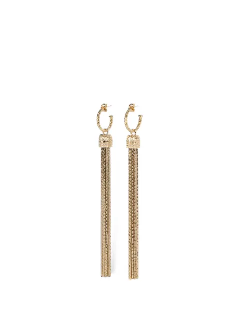 Balmain brass tassel earrings