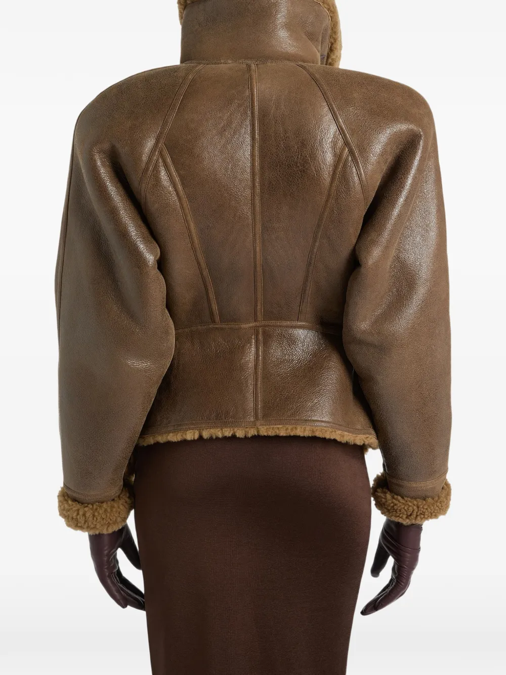 Balmain Lammy peplum jack Bruin