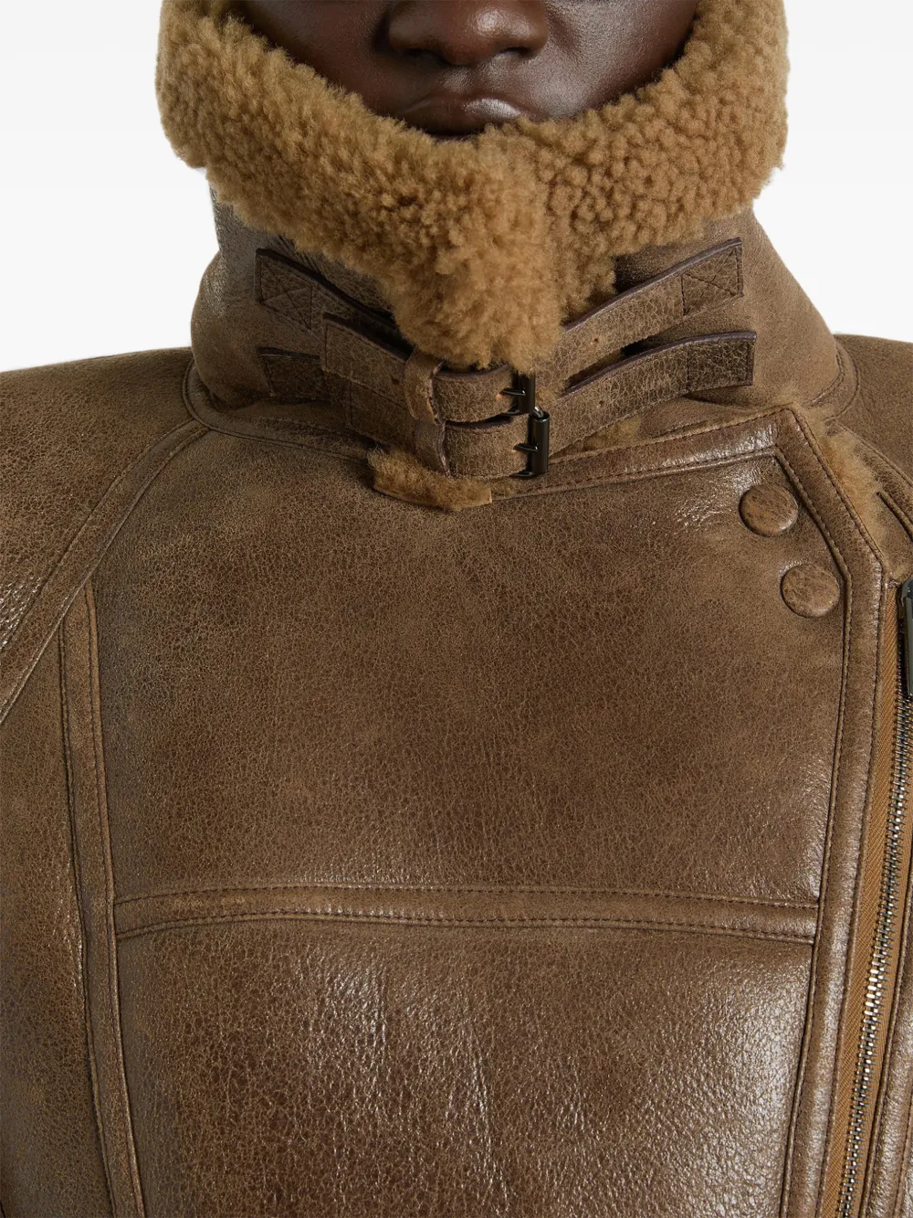 Balmain Lammy peplum jack Bruin