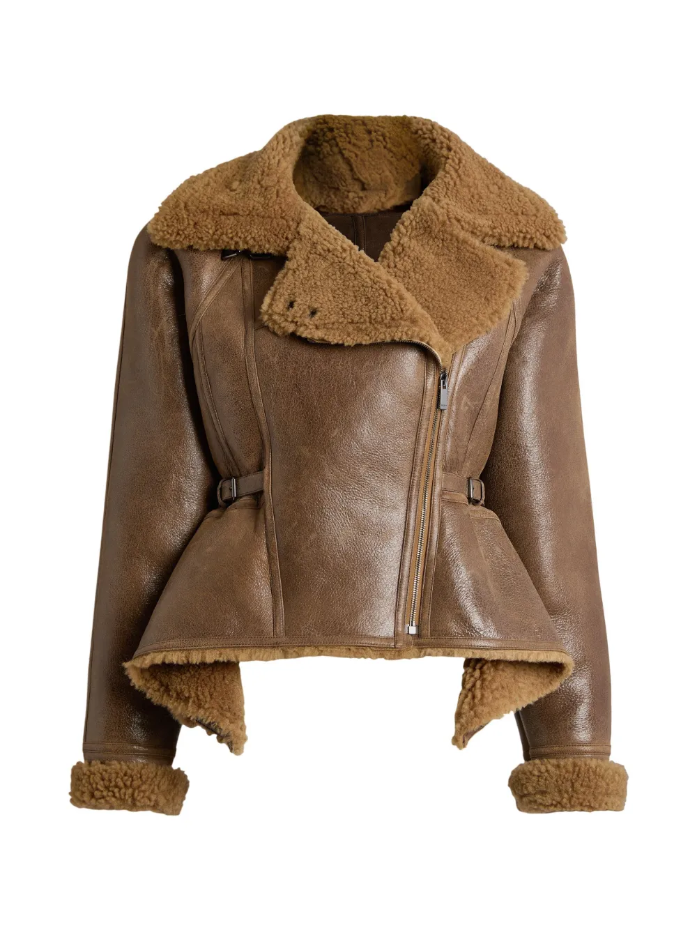 Balmain Lammy peplum jack Bruin
