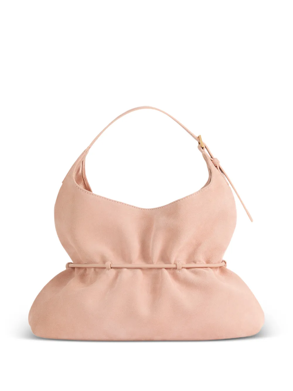 Balmain Medium Sphynx suède tas Roze