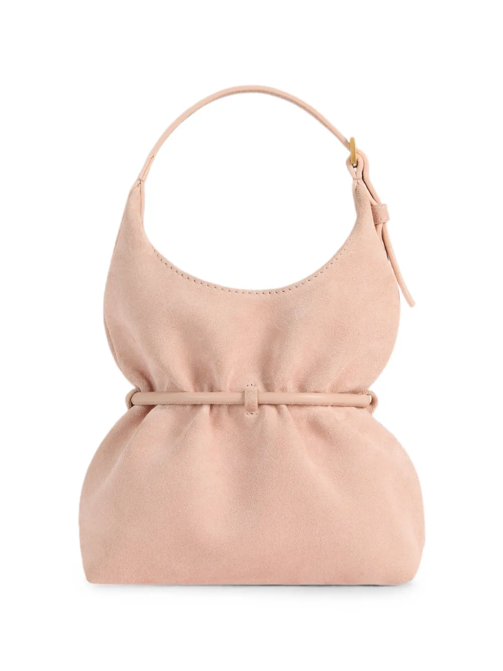 Balmain Sphynx suède mini-tas Roze