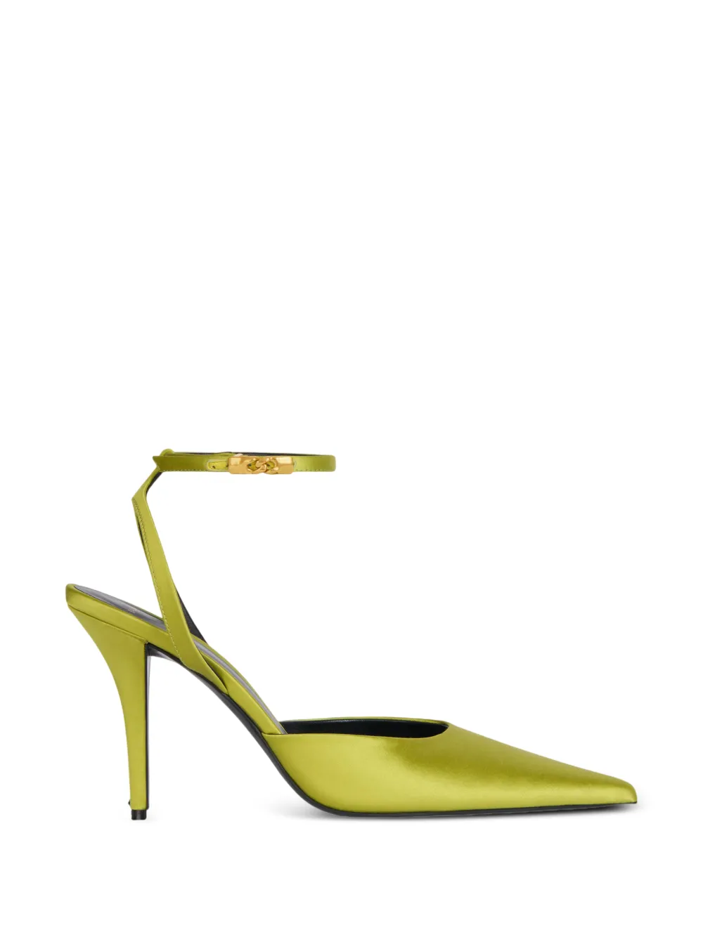 Balmain Pumps Court in raso - Verde