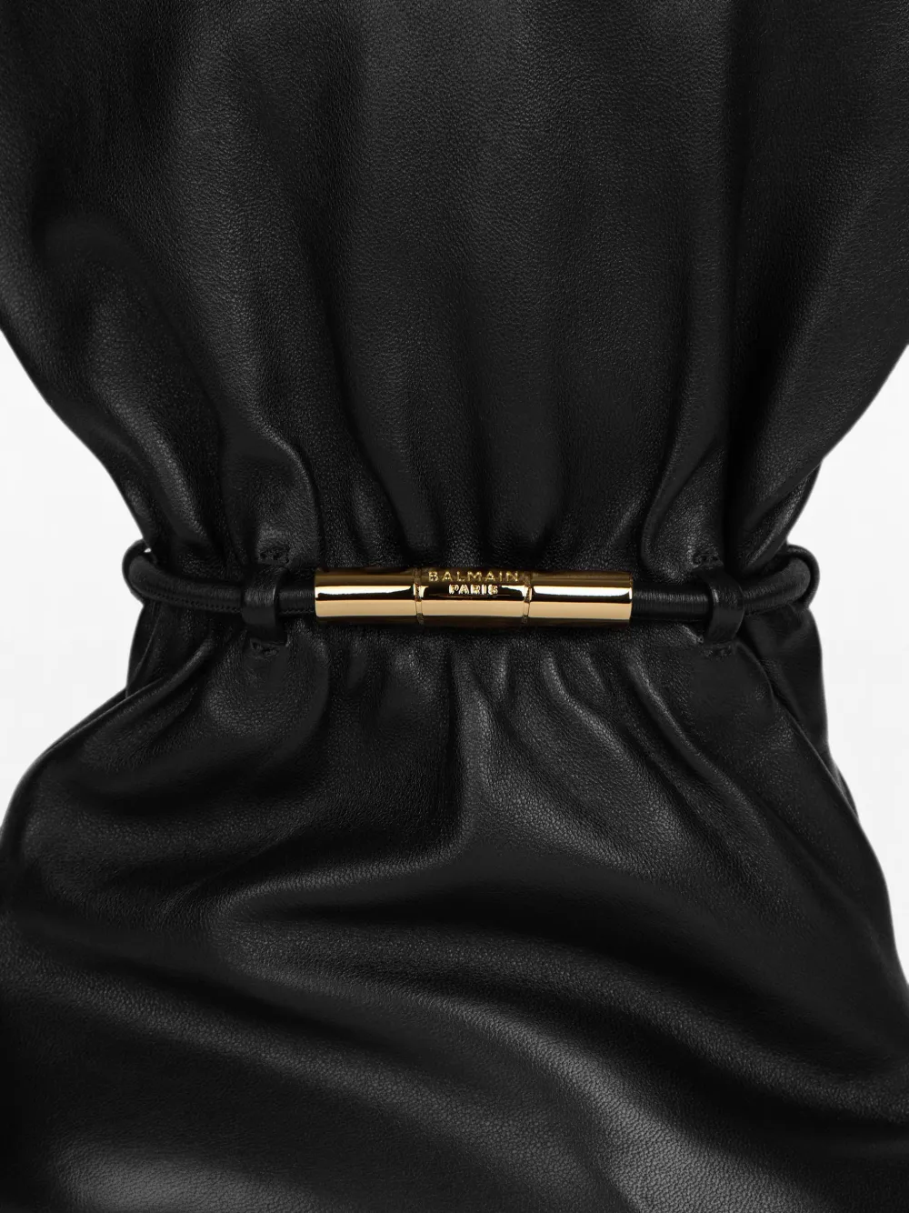 Balmain Sphynx gladde leren enkellaarzen Zwart