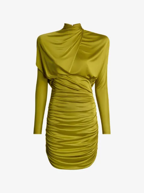 Balmain robe fluide drapée en jersey