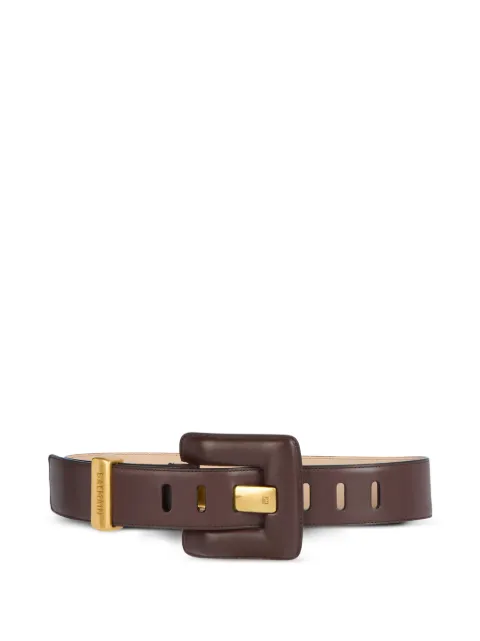 Balmain Anthem smooth-leather belt
