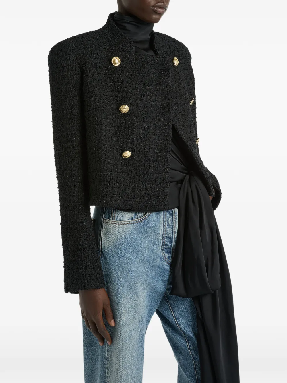 Balmain Tweed jack Zwart