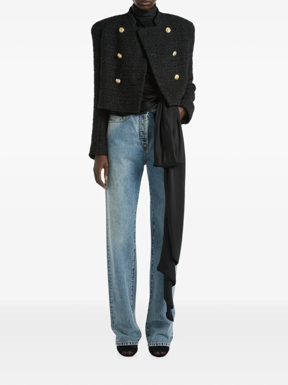 Balmain Tweed jack Zwart