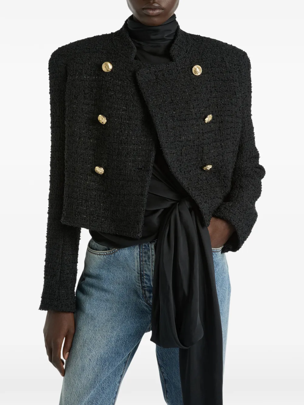 Balmain Tweed jack Zwart