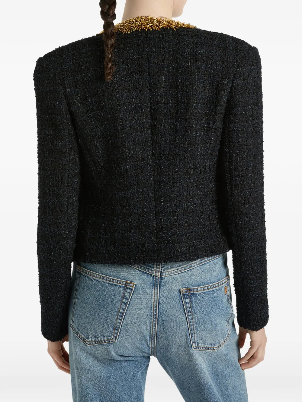 Balmain Tweed jack Zwart
