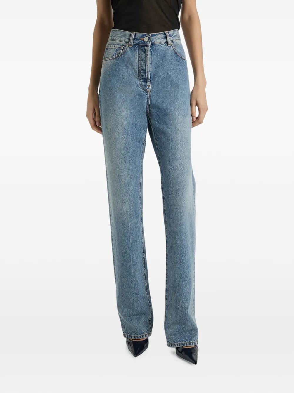 Balmain Straight jeans Blauw