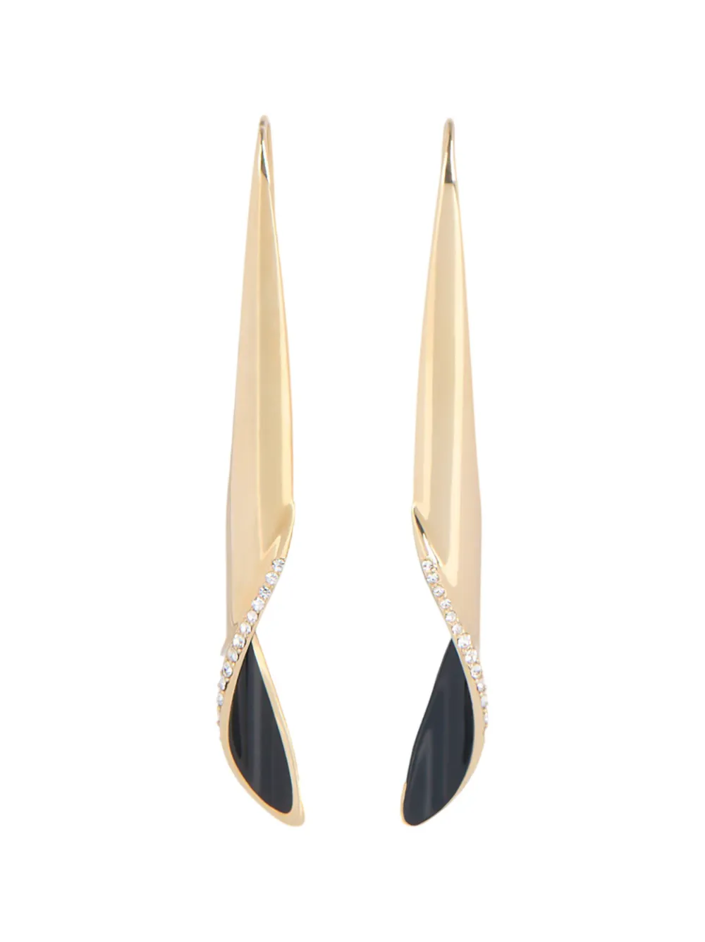 Balmain Orecchini in ottone laccato - Oro
