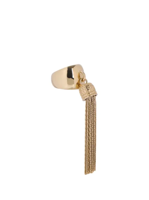 Balmain brass tassel ring