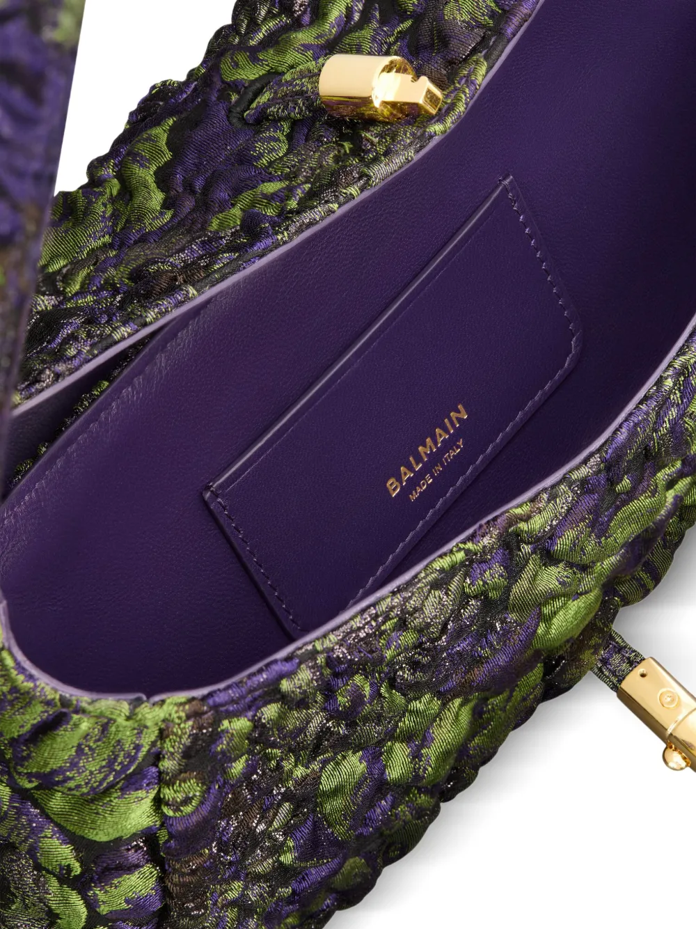 Balmain Metropolis tas met jacquard Paars