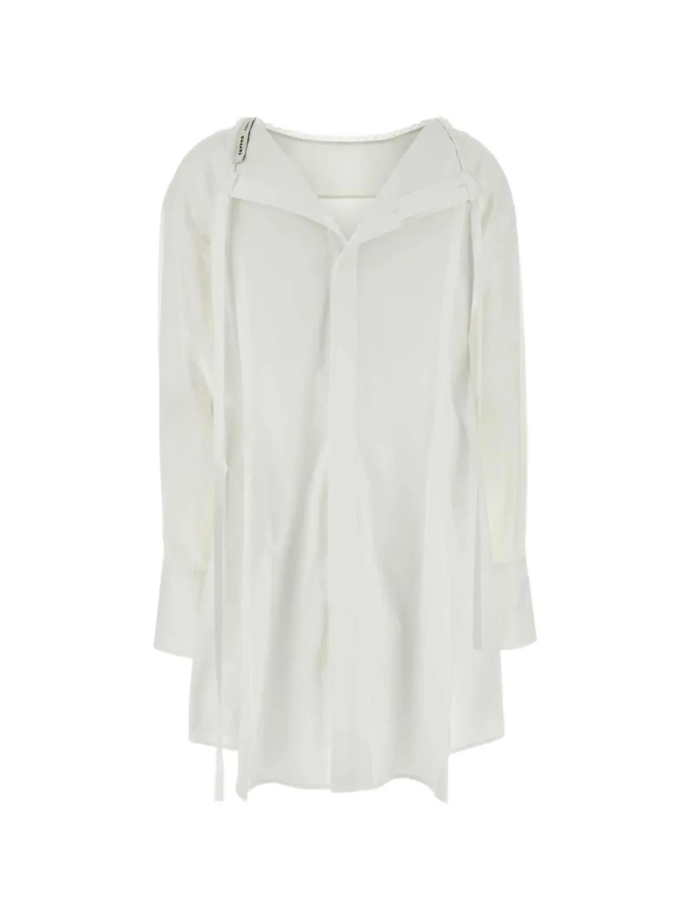Carven Esperanto panelled boat-neck mini dress - White