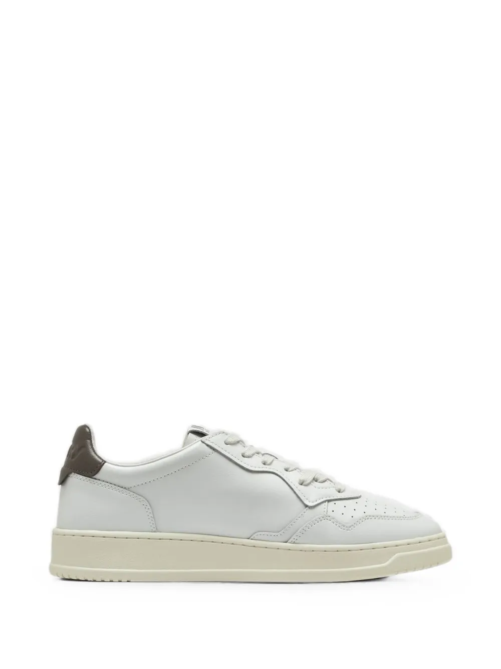 Autry Medalist geperforeerde sneakers Beige