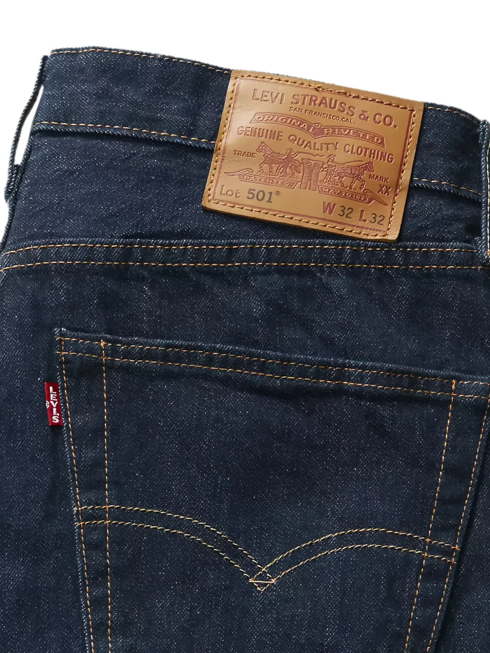 Levi's 501 Original straight jeans Blauw