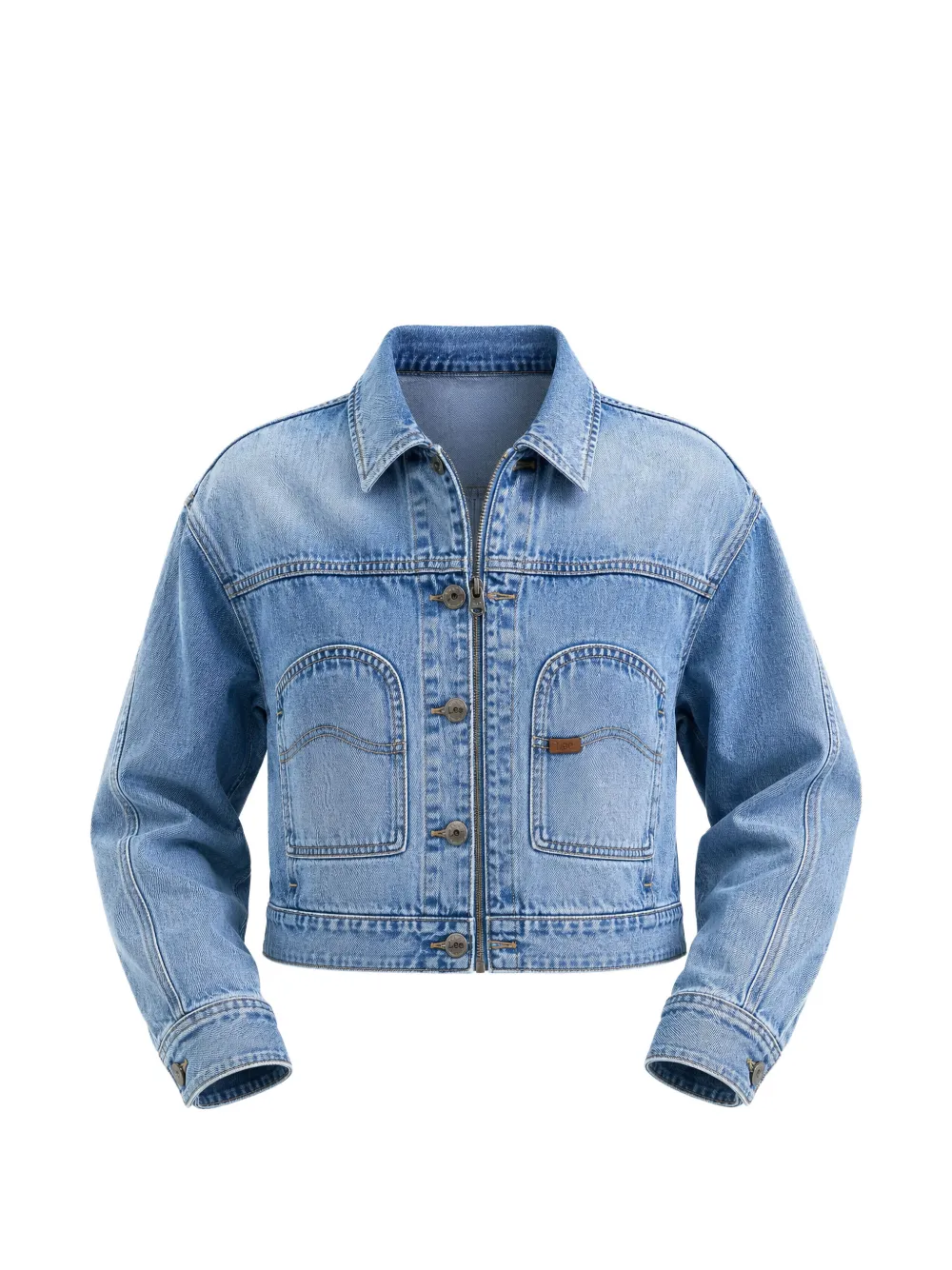 LEE Giacca denim crop - Blu