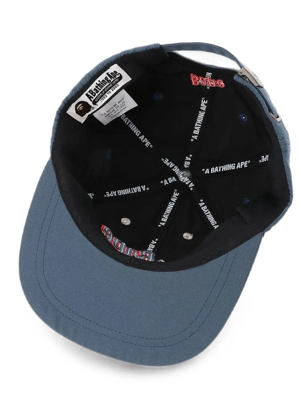 A BATHING APE BAPE STA honkbalpet met logo Blauw