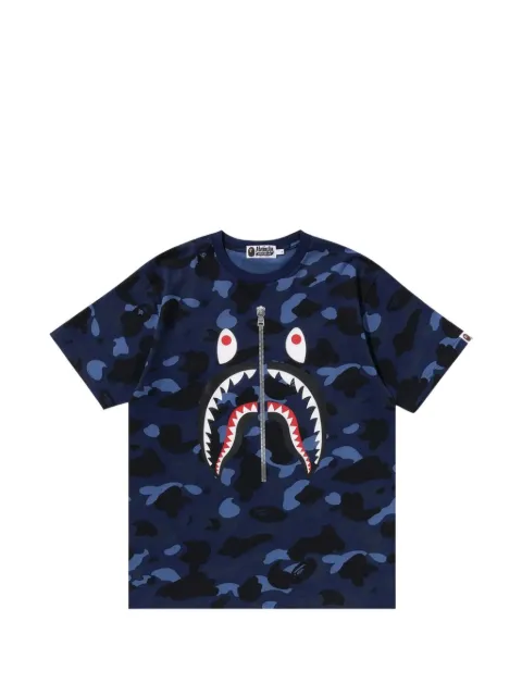 A BATHING APE® Color Camo Shark T-shirt