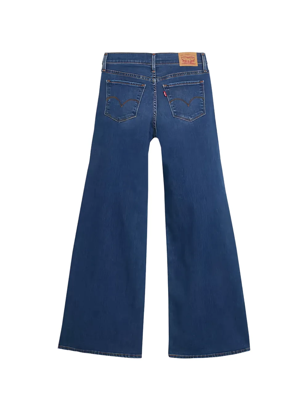 Levi's 318 Shaping jeans met wijde pijpen Blauw