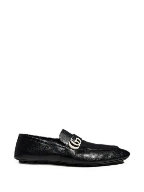 Gucci Double G leather loafers