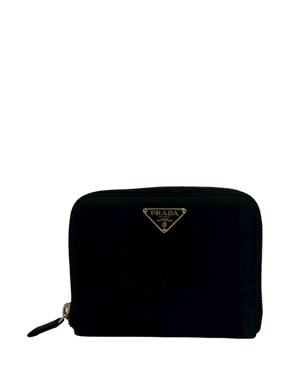 Prada Pre-Owned Portafoglio in tessuto con zip 2000-2013 - Nero