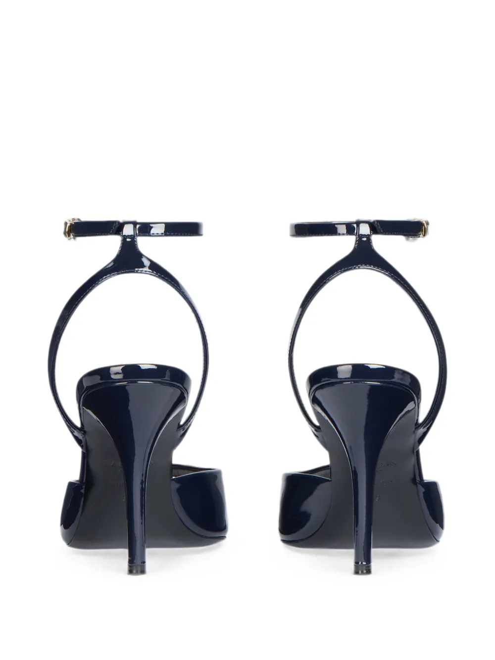Balmain Lakleren pumps met bandjes Blauw