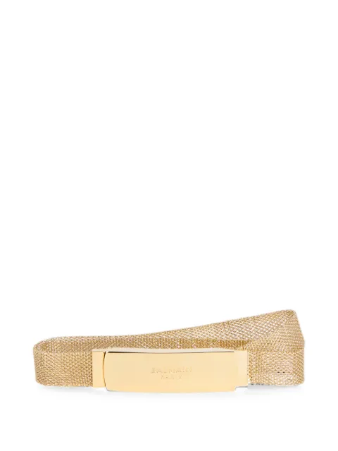 Balmain 编织黄铜腰带