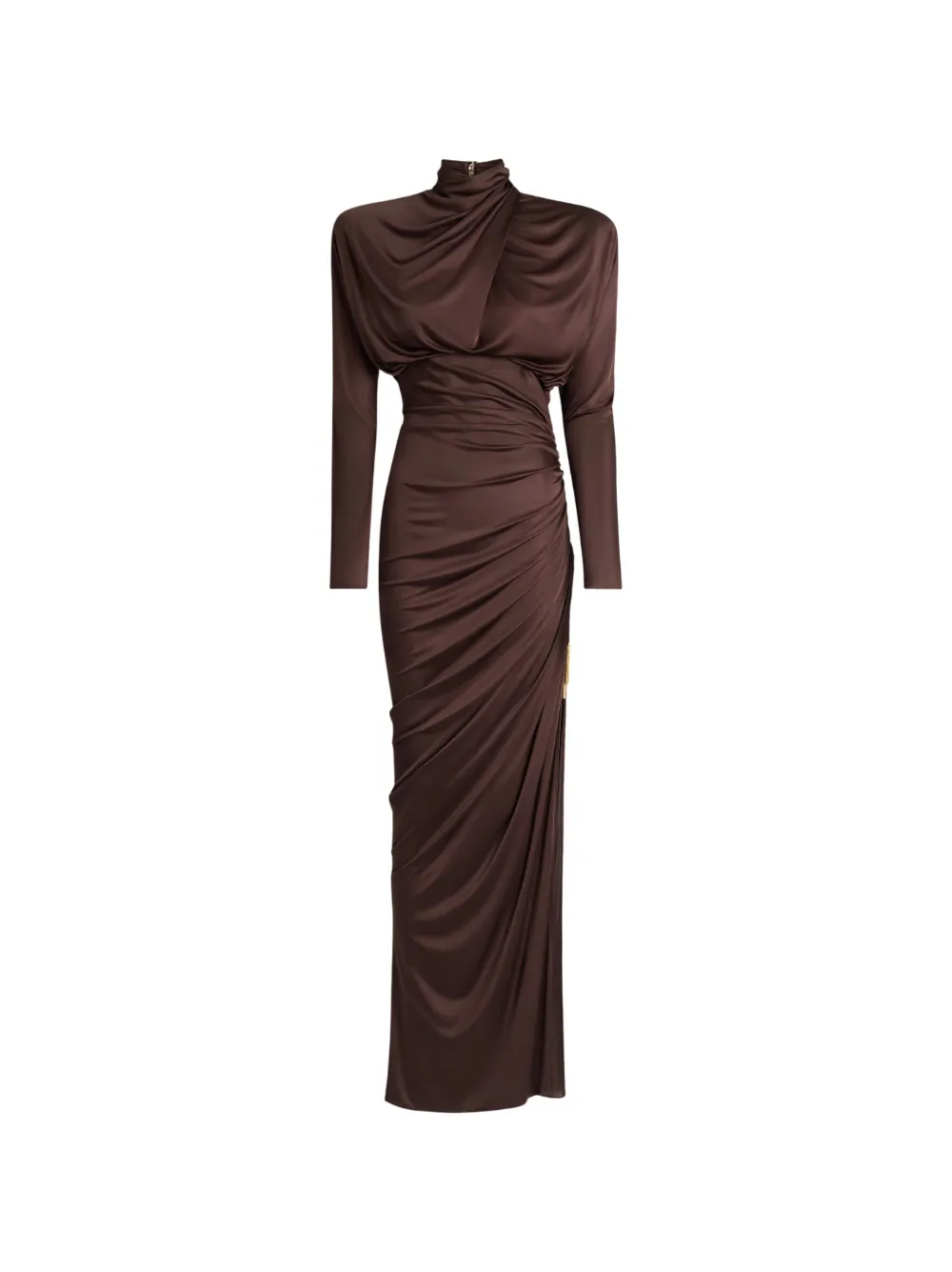 Balmain Abito lungo - Marrone