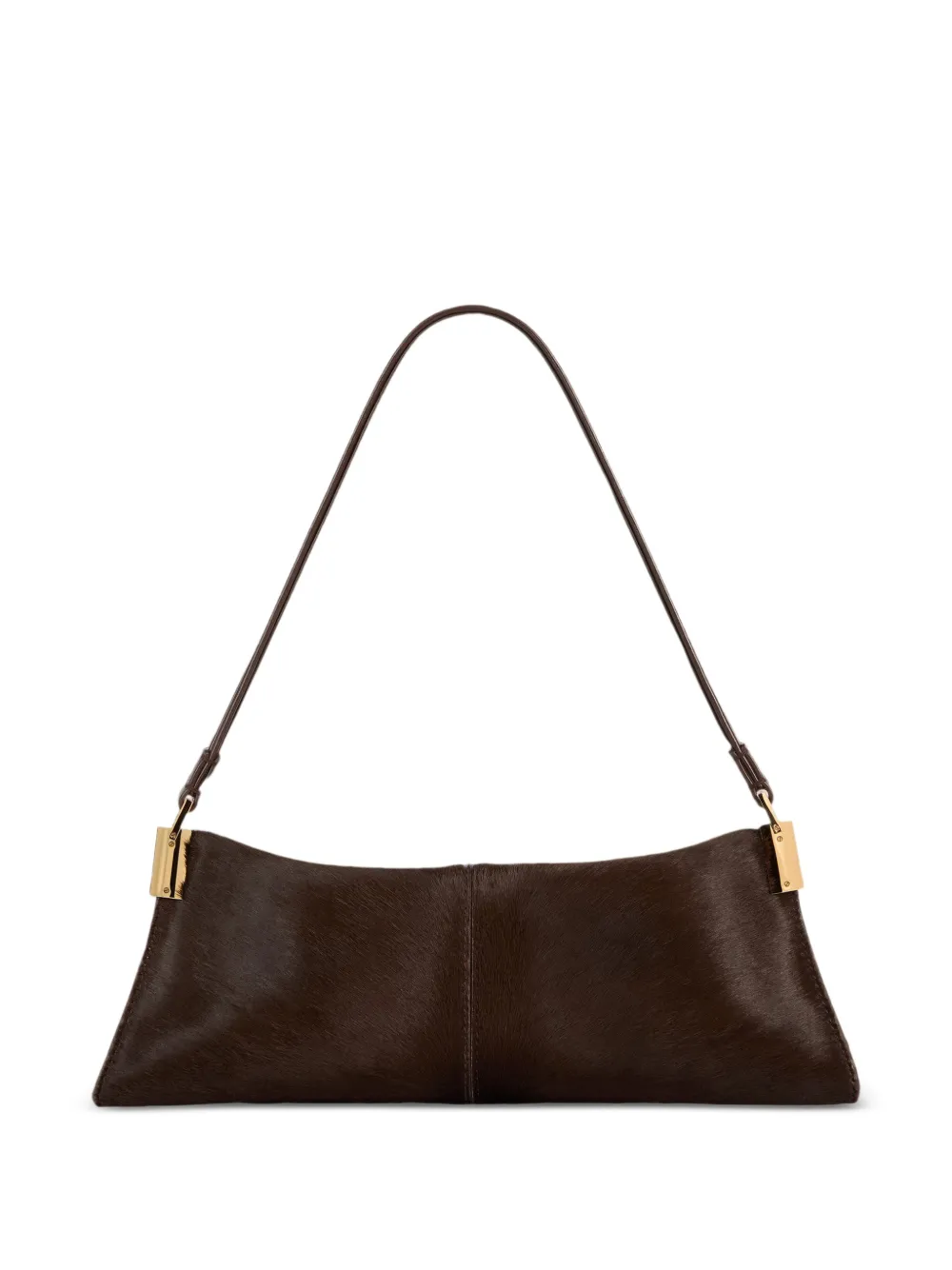 Balmain 64-83 kleine tas van leer met pony-effect Bruin