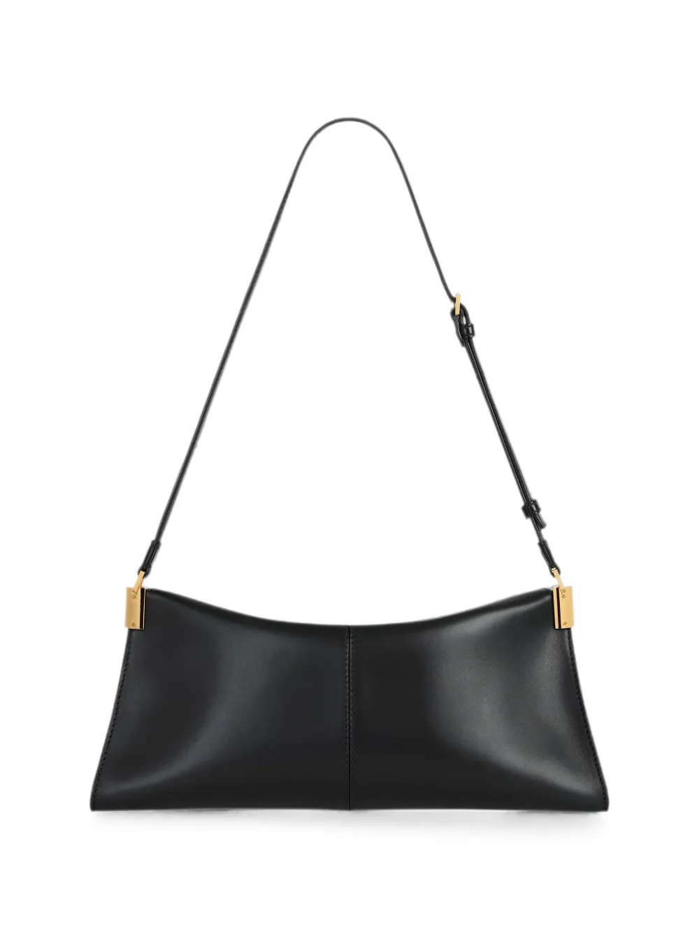 Balmain 64-83 medium tas van glad leer Zwart