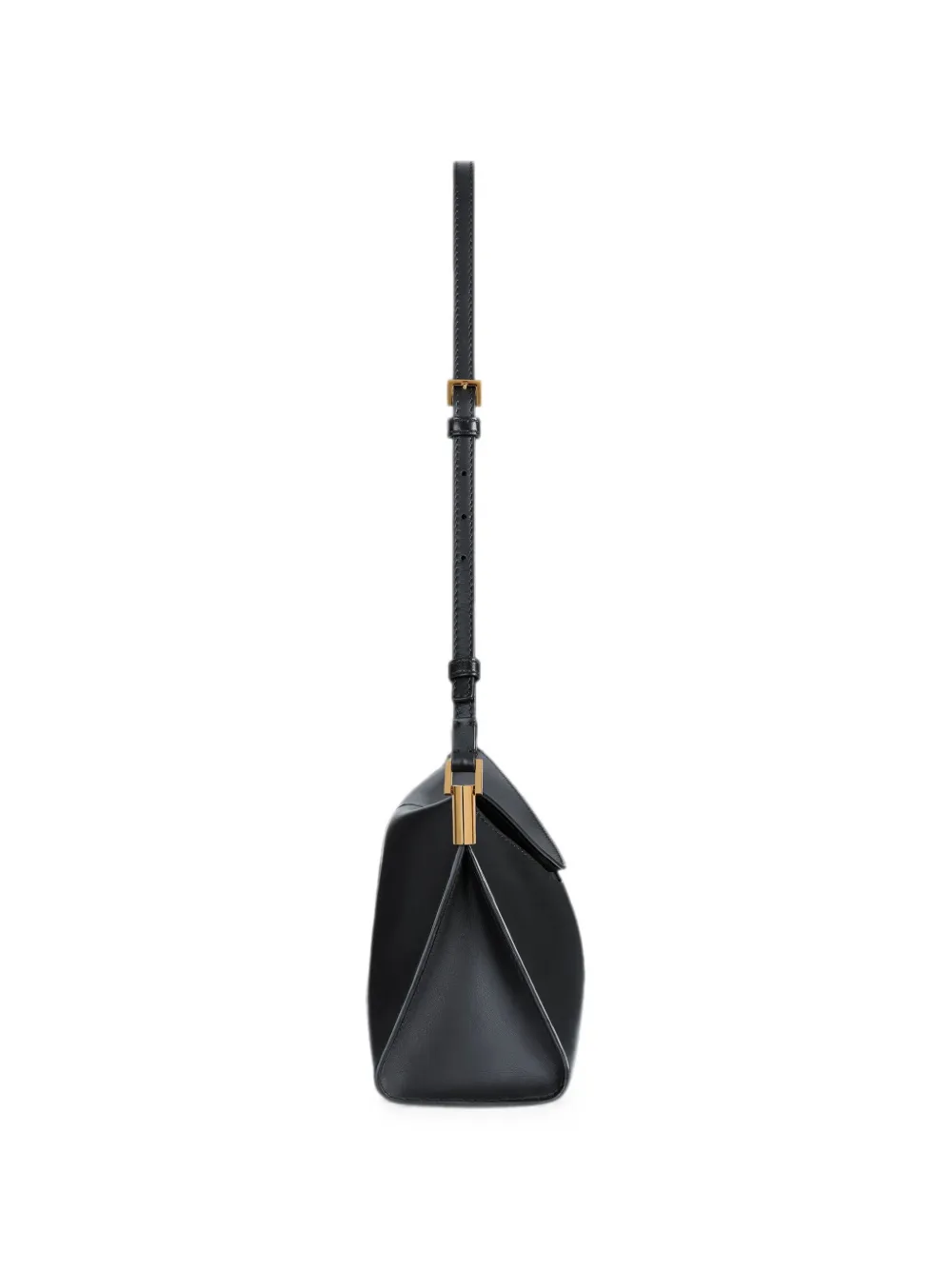 Balmain 64-83 Medium Bag In Smooth Leather | Black | FARFETCH
