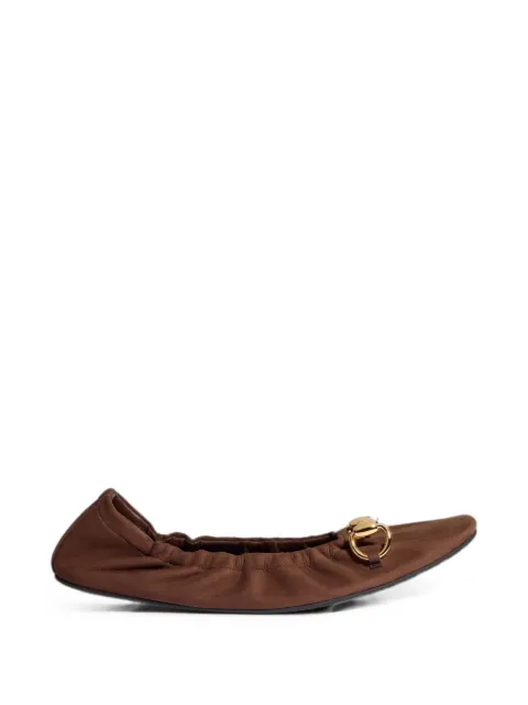 Gucci Prima Horsebit leather ballet flats