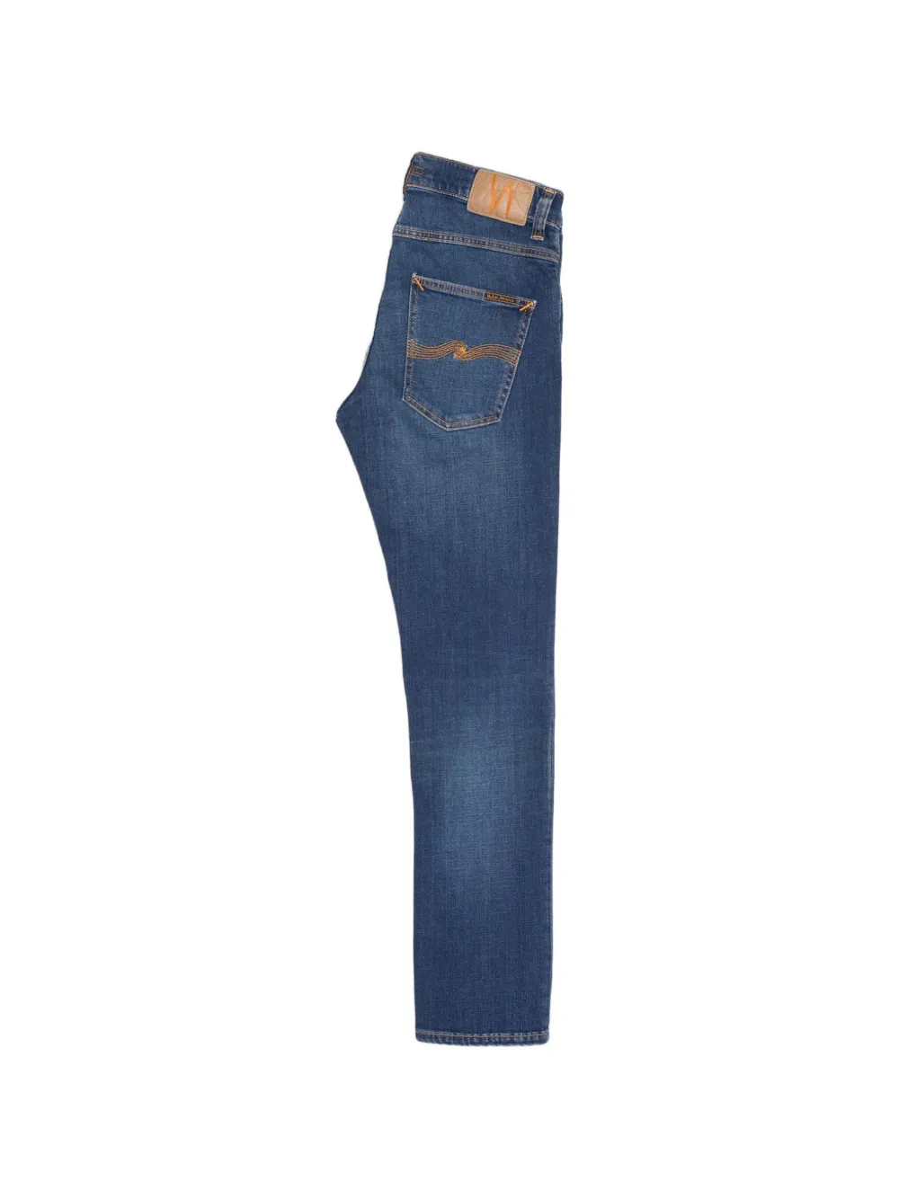 Nudie Jeans Slim-fit jeans Blauw