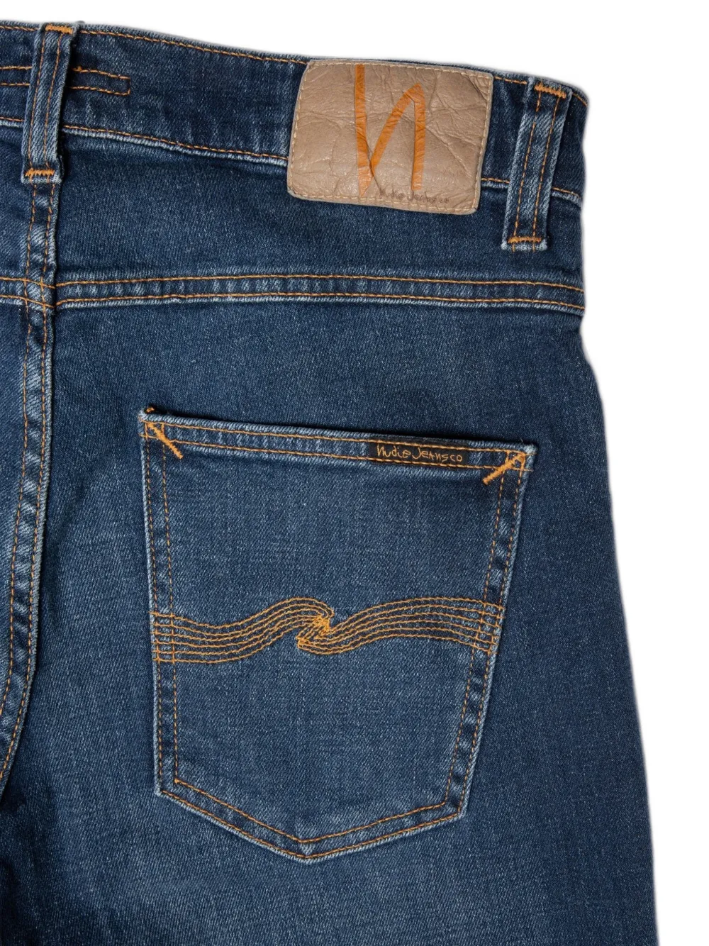 Nudie Jeans Slim-fit jeans Blauw