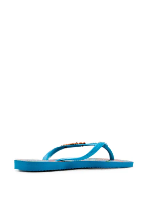 Havaianas Kids starfish-pattern flip flops