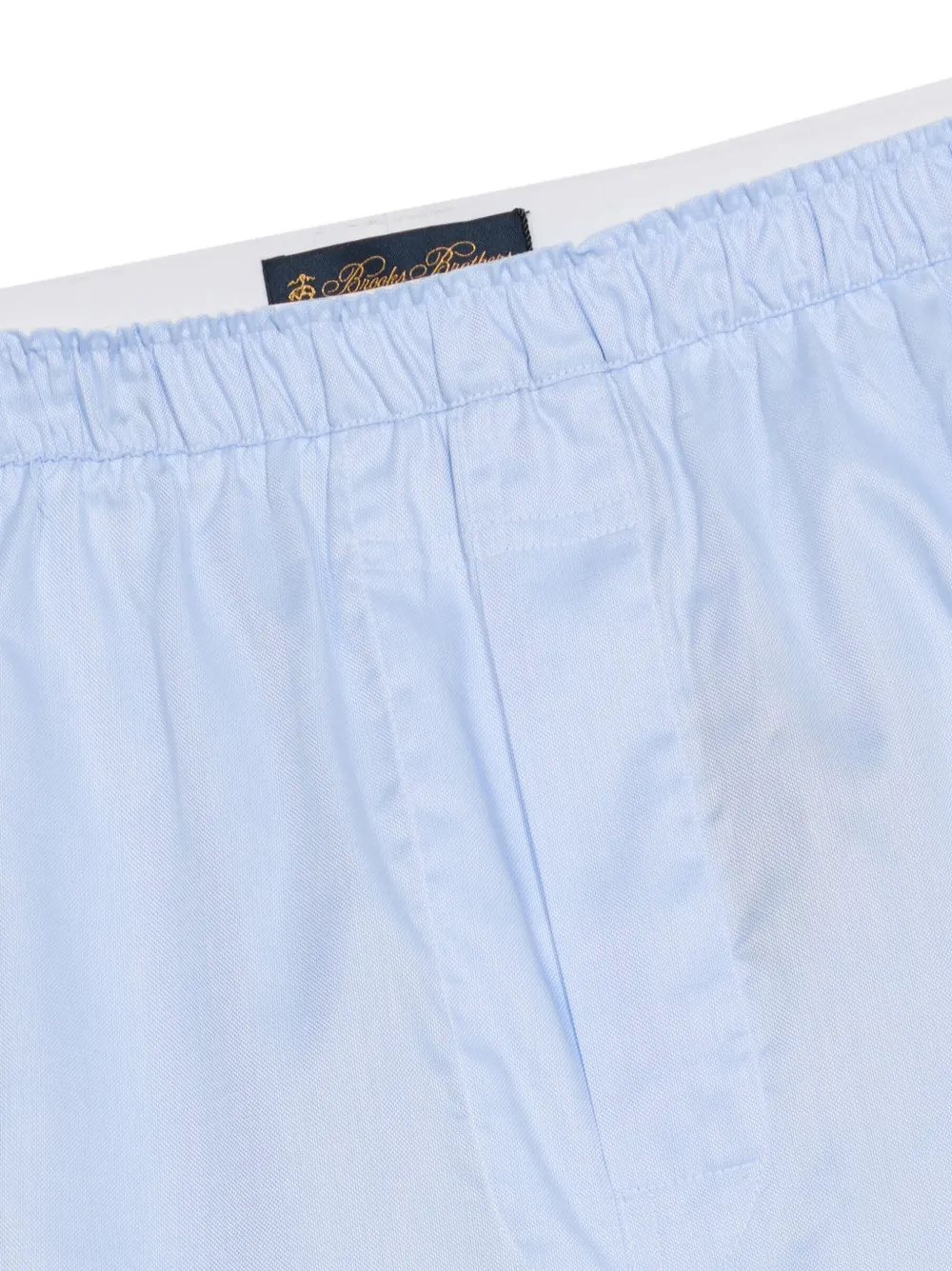 Brooks Brothers Elastische katoenen boxershorts Blauw