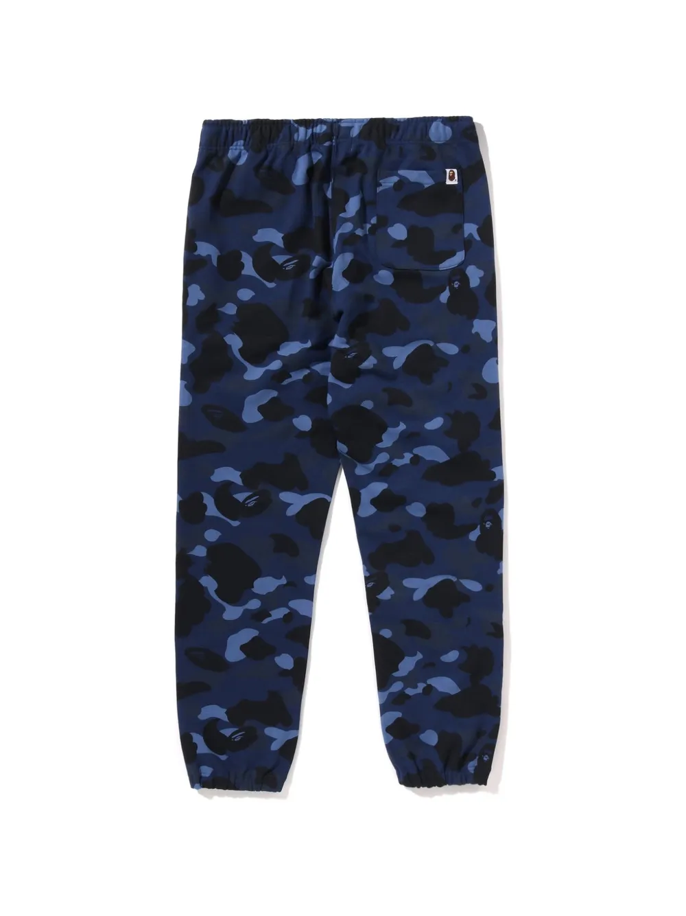 A BATHING APE Trainingsbroek met camouflageprint Blauw