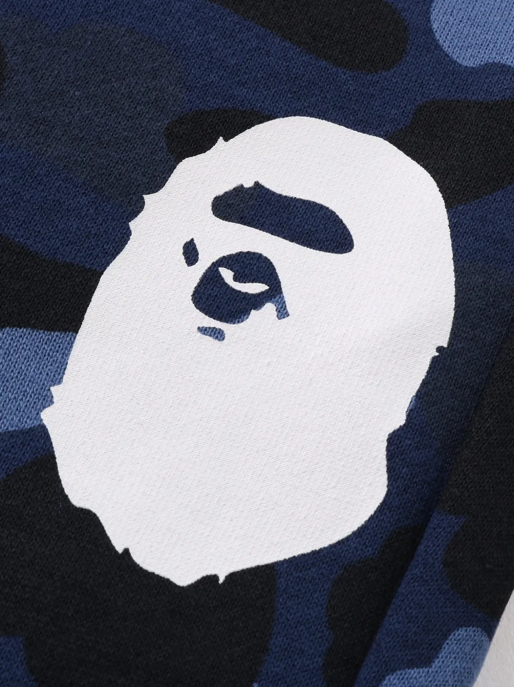 A BATHING APE Trainingsbroek met camouflageprint Blauw
