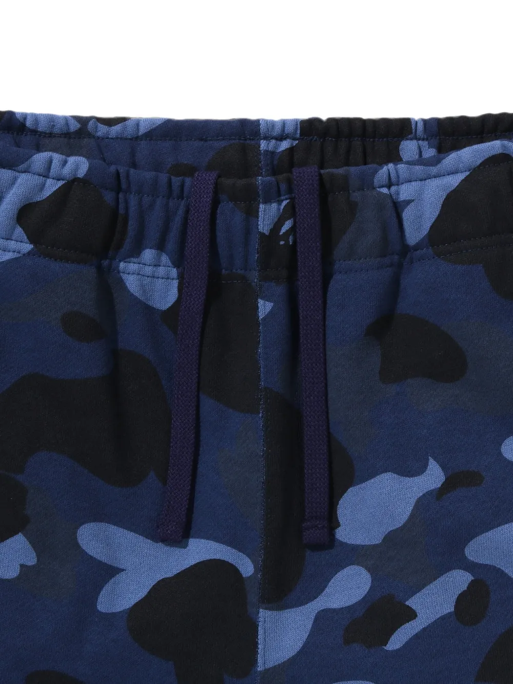 A BATHING APE Trainingsbroek met camouflageprint Blauw