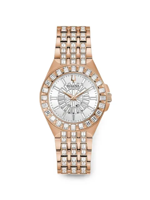 Bulova Phantom crystal-embellished 32mm watch