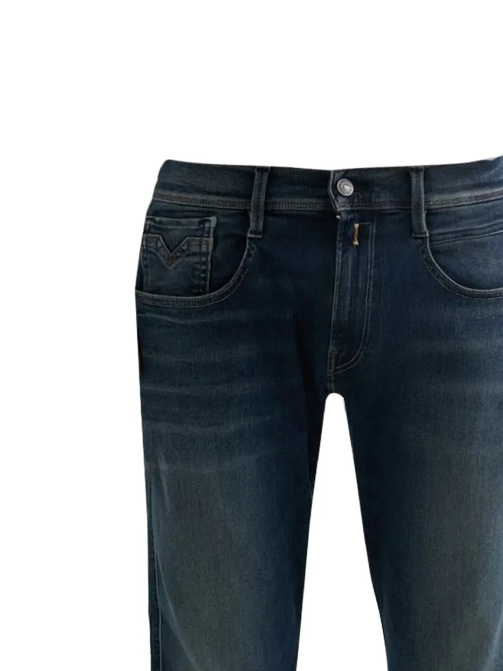 Replay Anbass skinny jeans Blauw